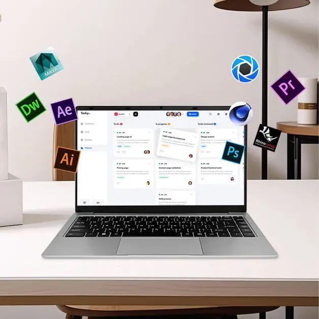 14.1 Inch Intel N3350 4GB RAM 64GB ROM HD Screen Laptop Computer Pc Personal Home Cheap Laptop 293_8706